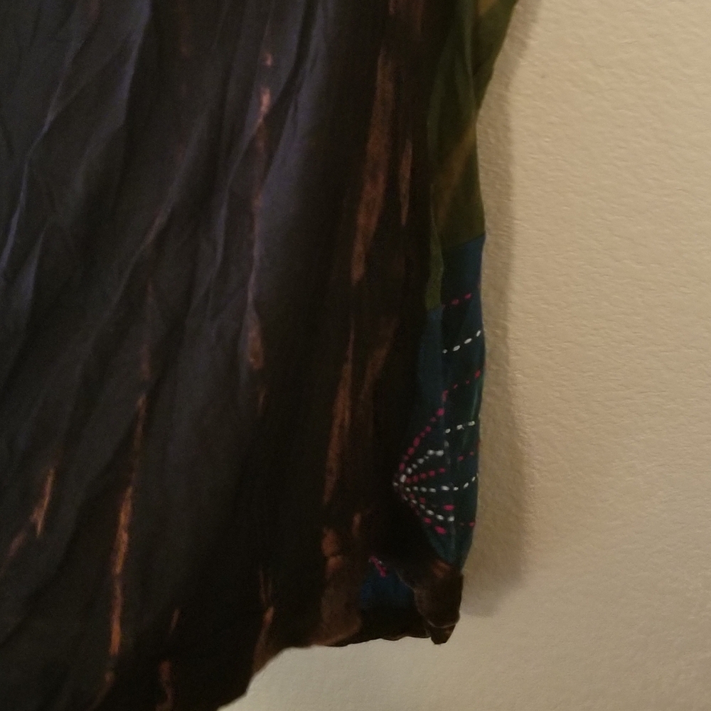 Boho Tie Dye Tank Top. Purple. Red. Black. Summer. Bohemian. - Picture 13 of 15